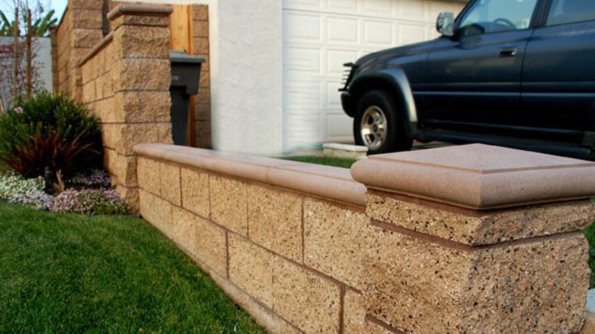 Masonry (Splitface Block wall with columns and pre cast caps).jpg