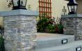 Masonry (Pre cast stone veneer columns with Poured in place caps and steps).jpg